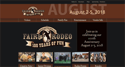 Desktop Screenshot of douglascountyfairandrodeo.com